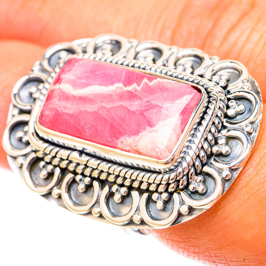 Rhodochrosite Rings handcrafted by Ana Silver Co - RING119988