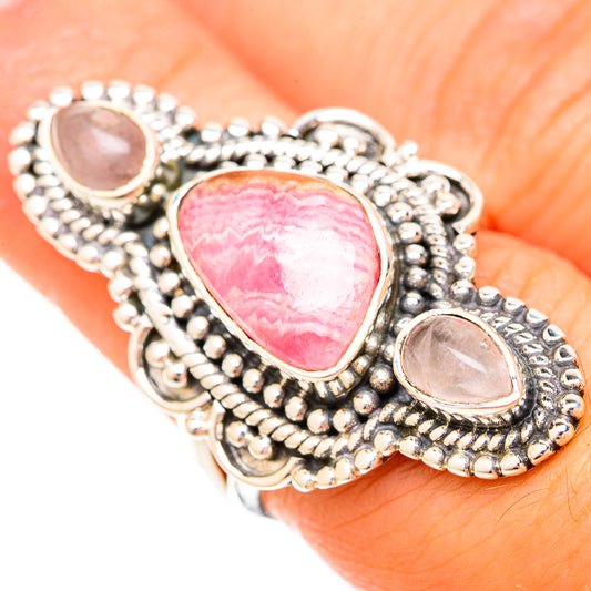 Rhodochrosite Rings handcrafted by Ana Silver Co - RING120350