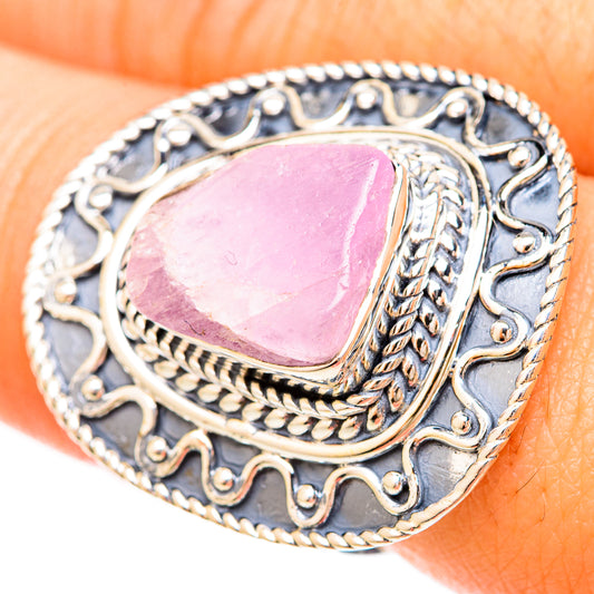 Rose Quartz Rings handcrafted by Ana Silver Co - RING120352