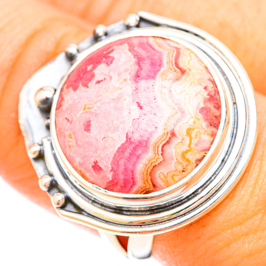 Rhodochrosite Rings handcrafted by Ana Silver Co - RING120396