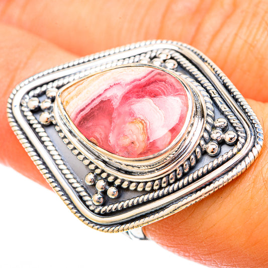 Rhodochrosite Rings handcrafted by Ana Silver Co - RING120613