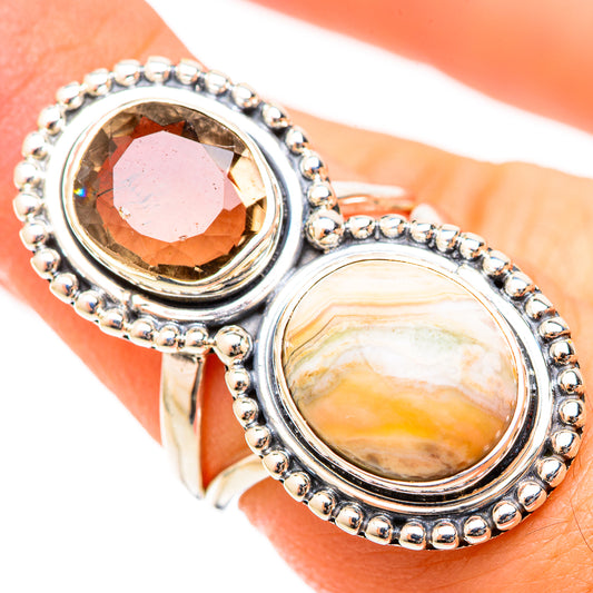 Ocean Jasper Rings handcrafted by Ana Silver Co - RING120848