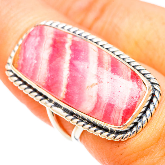 Rhodochrosite Rings handcrafted by Ana Silver Co - RING120856