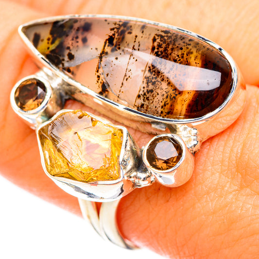 Montana Agate Rings handcrafted by Ana Silver Co - RING120910