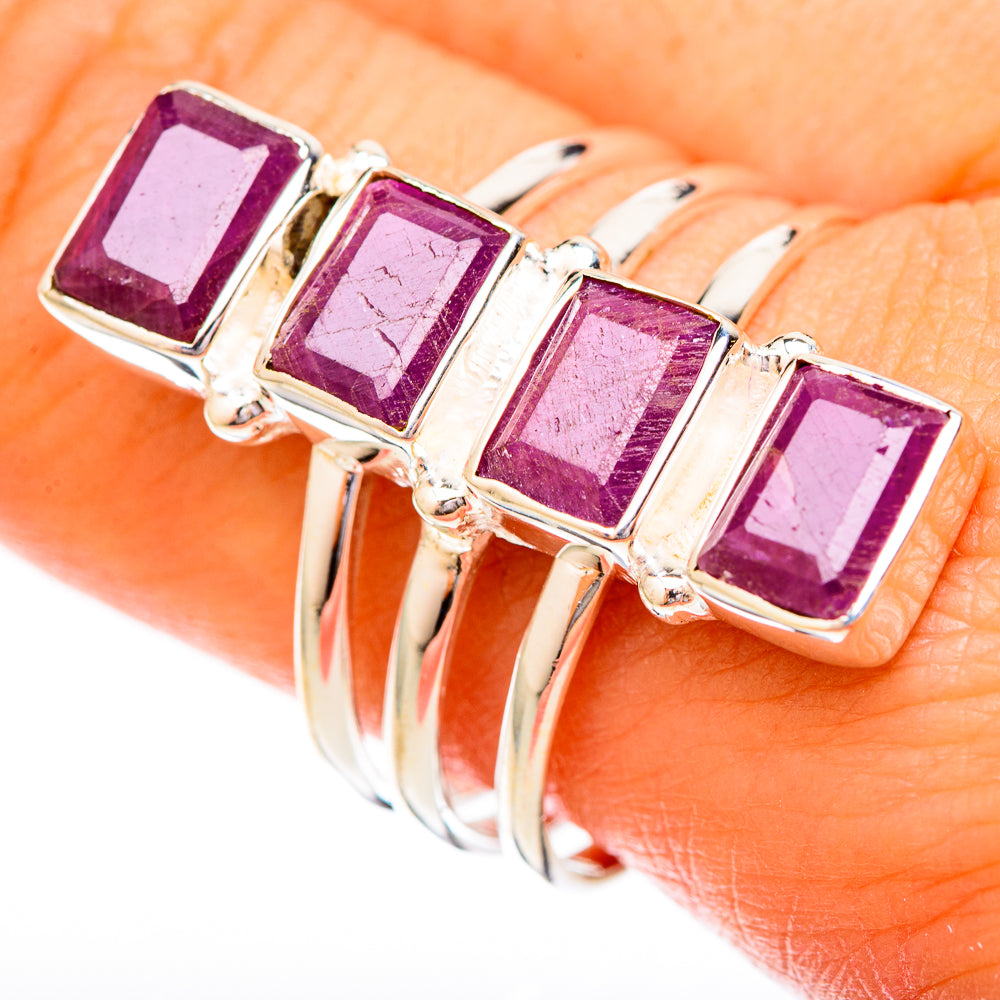 Ruby Rings handcrafted by Ana Silver Co - RING122878