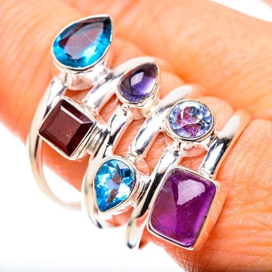 Amethyst Rings handcrafted by Ana Silver Co - RING128893