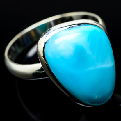 Larimar Rings handcrafted by Ana Silver Co - RING19246