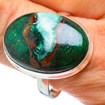 Chrysocolla Rings handcrafted by Ana Silver Co - RING41534