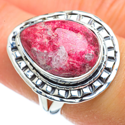 Thulite Rings handcrafted by Ana Silver Co - RING43678