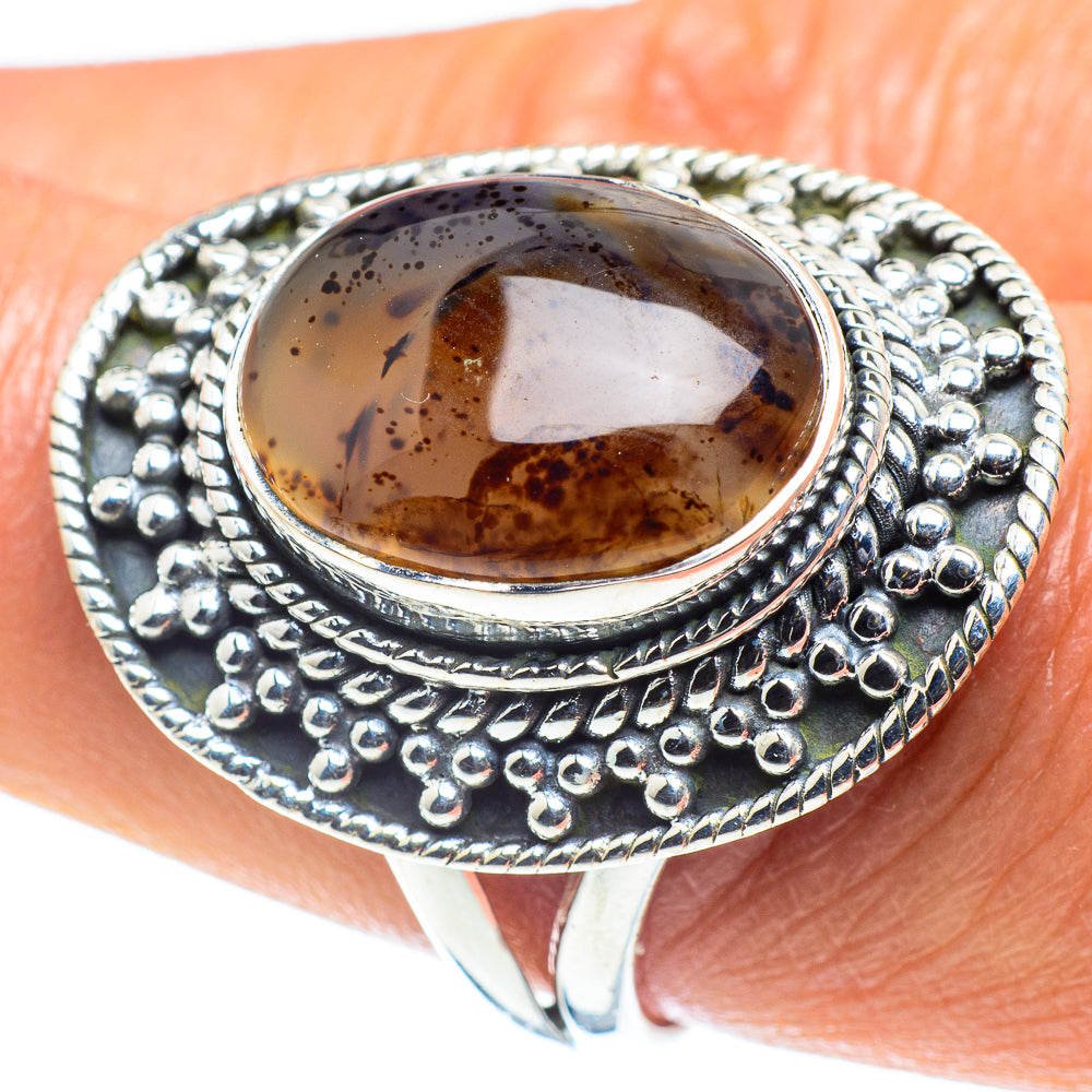 Montana Agate Rings handcrafted by Ana Silver Co - RING59032