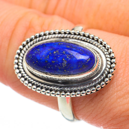 Lapis Lazuli Rings handcrafted by Ana Silver Co - RING60338