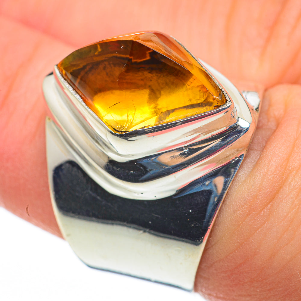 Mandarin Citrine Rings handcrafted by Ana Silver Co - RING60349