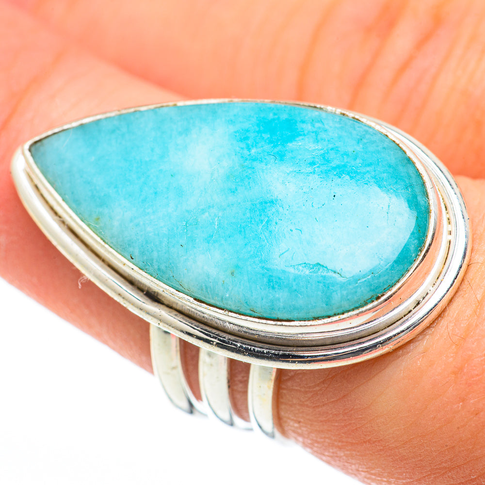 Larimar Rings handcrafted by Ana Silver Co - RING60630