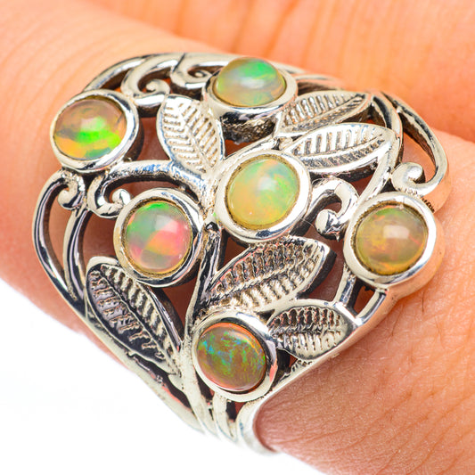 Ethiopian Opal Rings handcrafted by Ana Silver Co - RING60840