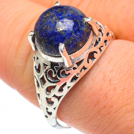 Lapis Lazuli Rings handcrafted by Ana Silver Co - RING60865