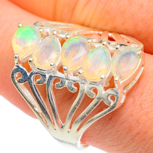 Ethiopian Opal Rings handcrafted by Ana Silver Co - RING60984