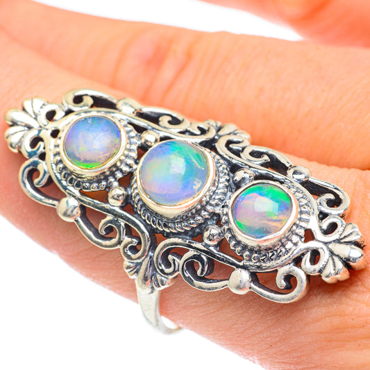 Ethiopian Opal Rings handcrafted by Ana Silver Co - RING61148