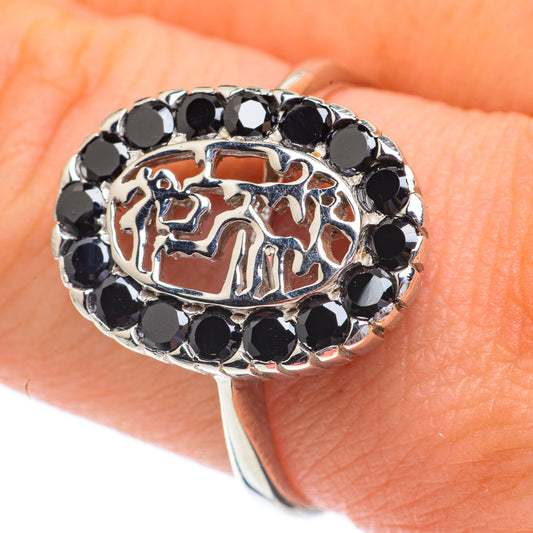 Black Onyx Rings handcrafted by Ana Silver Co - RING61191