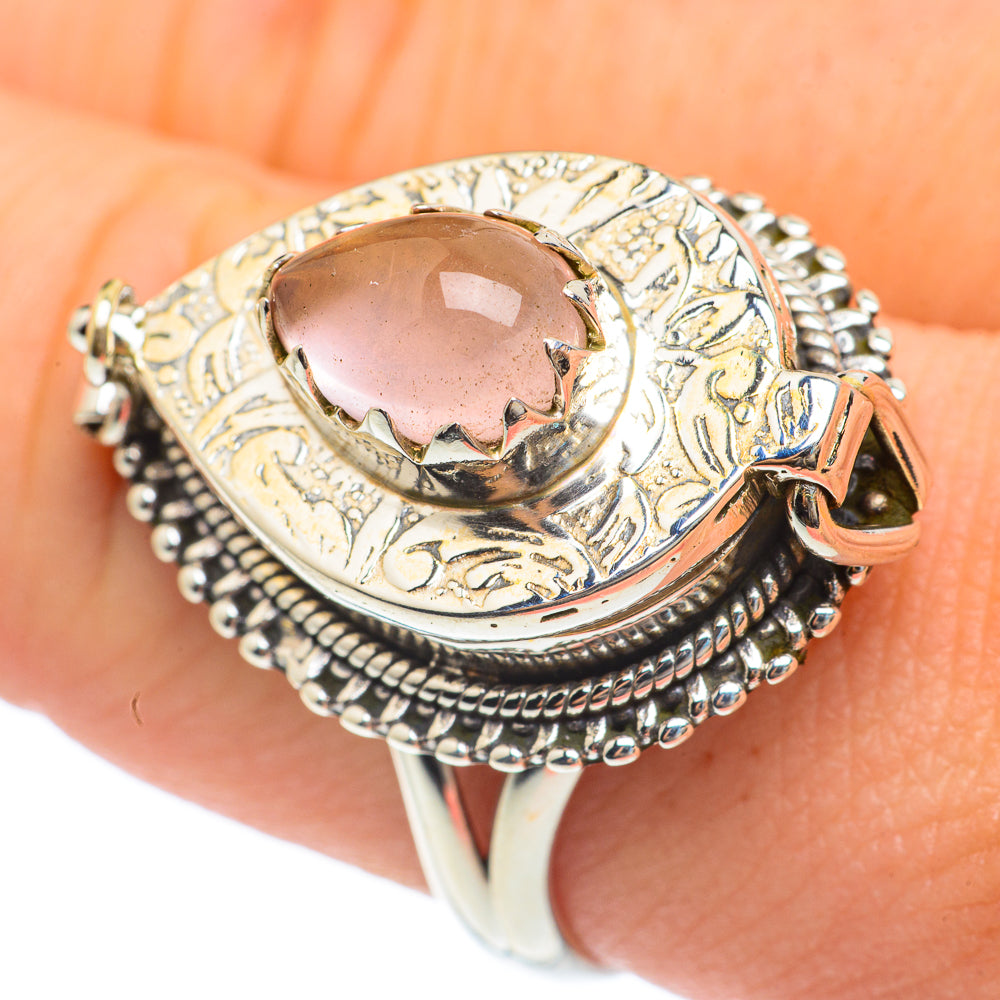 Rose Quartz Rings handcrafted by Ana Silver Co - RING61889