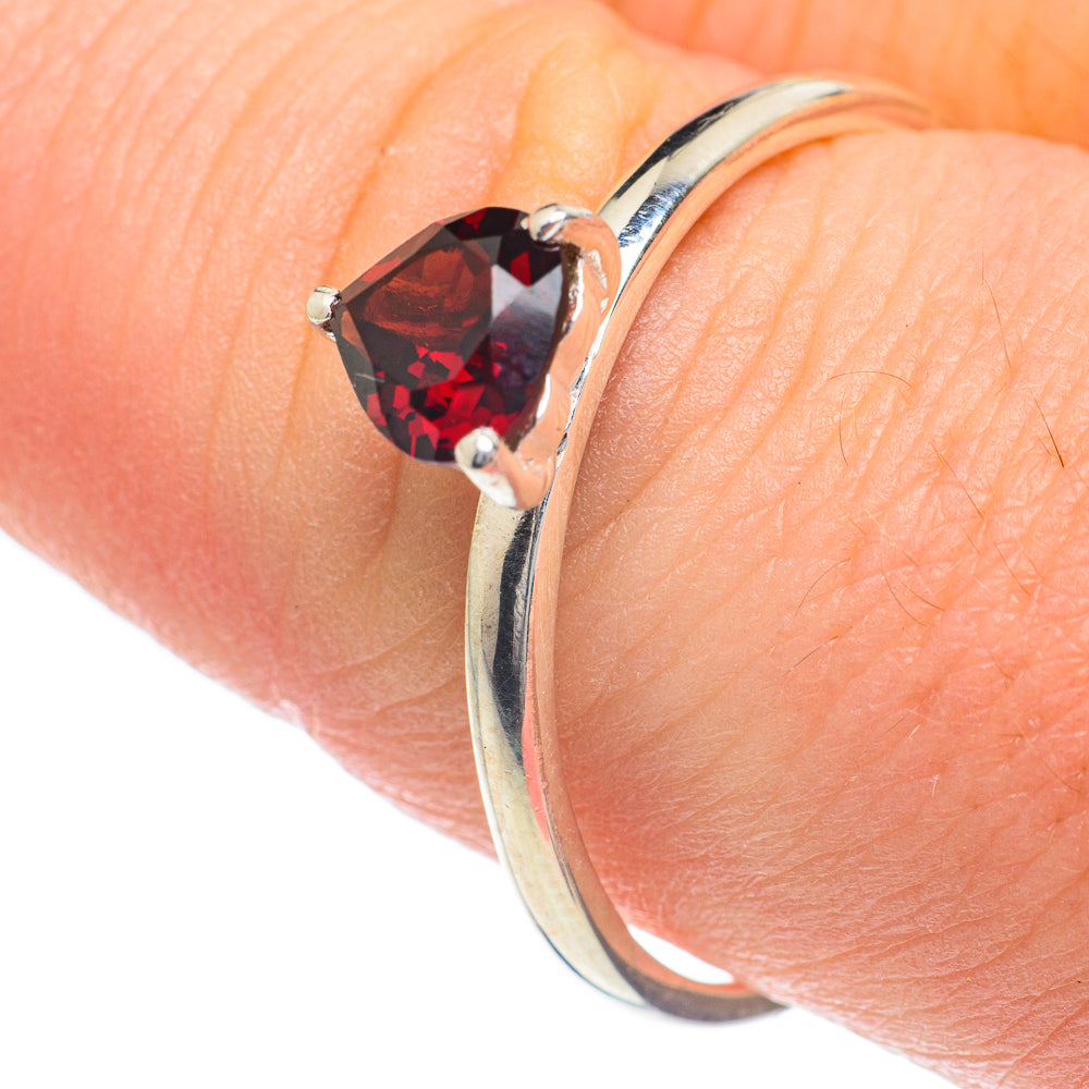 Garnet Rings handcrafted by Ana Silver Co - RING62001