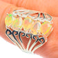 Ethiopian Opal Rings handcrafted by Ana Silver Co - RING62282