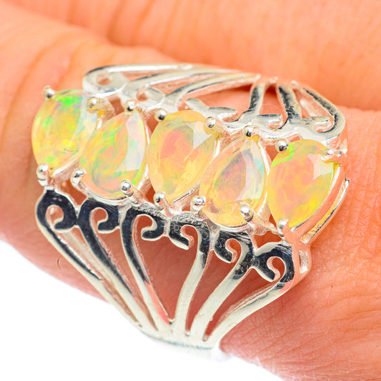 Ethiopian Opal Rings handcrafted by Ana Silver Co - RING62282