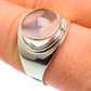 Rose Quartz Rings handcrafted by Ana Silver Co - RING62367