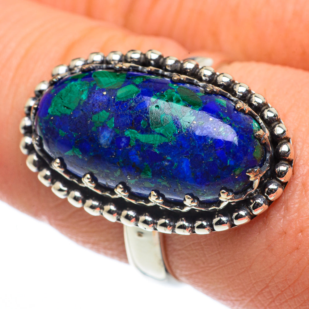 Azurite Rings handcrafted by Ana Silver Co - RING62536