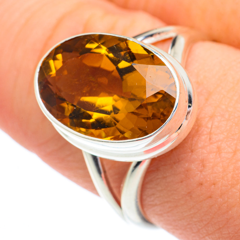 Mandarin Citrine Rings handcrafted by Ana Silver Co - RING62764