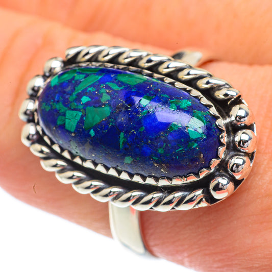 Chrysocolla Rings handcrafted by Ana Silver Co - RING62779