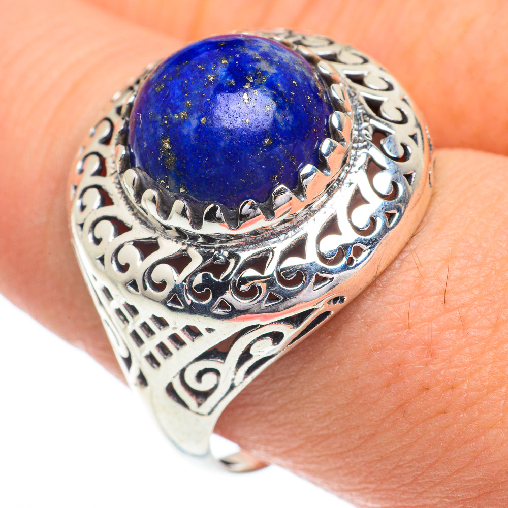 Lapis Lazuli Rings handcrafted by Ana Silver Co - RING62869