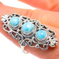 Larimar Rings handcrafted by Ana Silver Co - RING63038