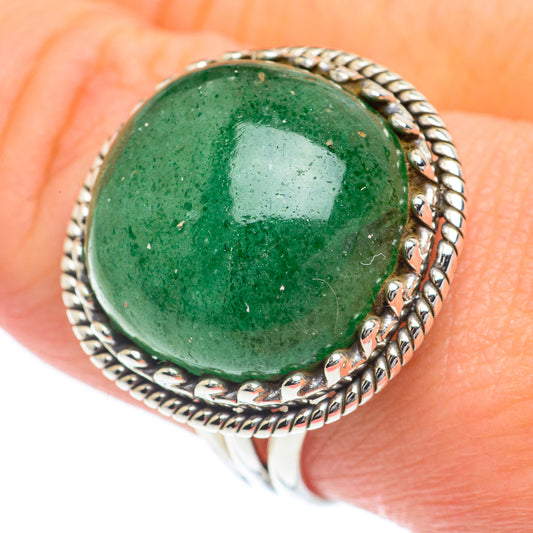 Green Aventurine Rings handcrafted by Ana Silver Co - RING63119