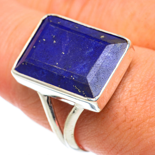 Lapis Lazuli Rings handcrafted by Ana Silver Co - RING63410