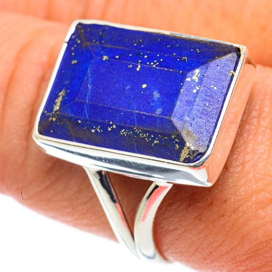 Lapis Lazuli Rings handcrafted by Ana Silver Co - RING63449