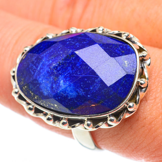 Lapis Lazuli Rings handcrafted by Ana Silver Co - RING63576