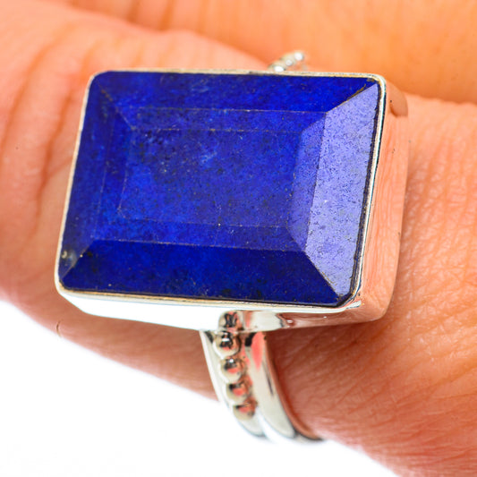 Lapis Lazuli Rings handcrafted by Ana Silver Co - RING63639