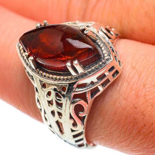 Baltic Amber Rings handcrafted by Ana Silver Co - RING63724