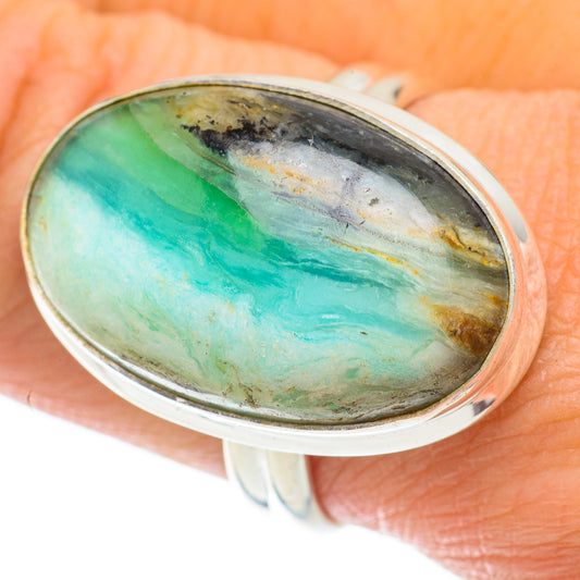 Peruvian Opal Rings handcrafted by Ana Silver Co - RING63934