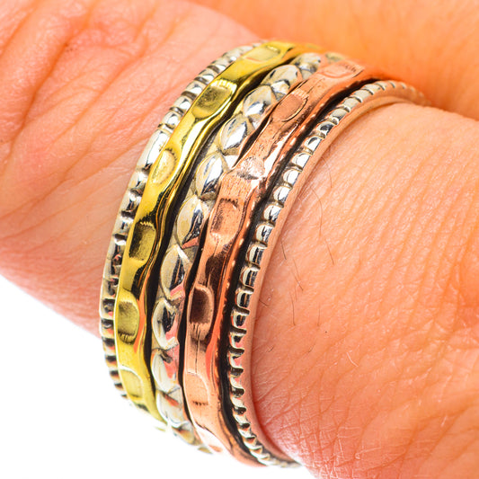 Meditation Spinner Rings handcrafted by Ana Silver Co - RING64148