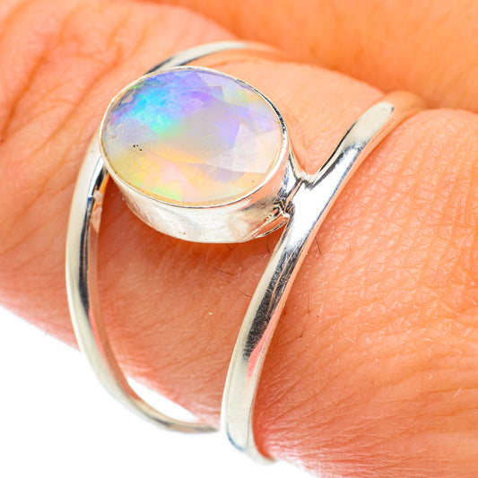 Ethiopian Opal Rings handcrafted by Ana Silver Co - RING64157