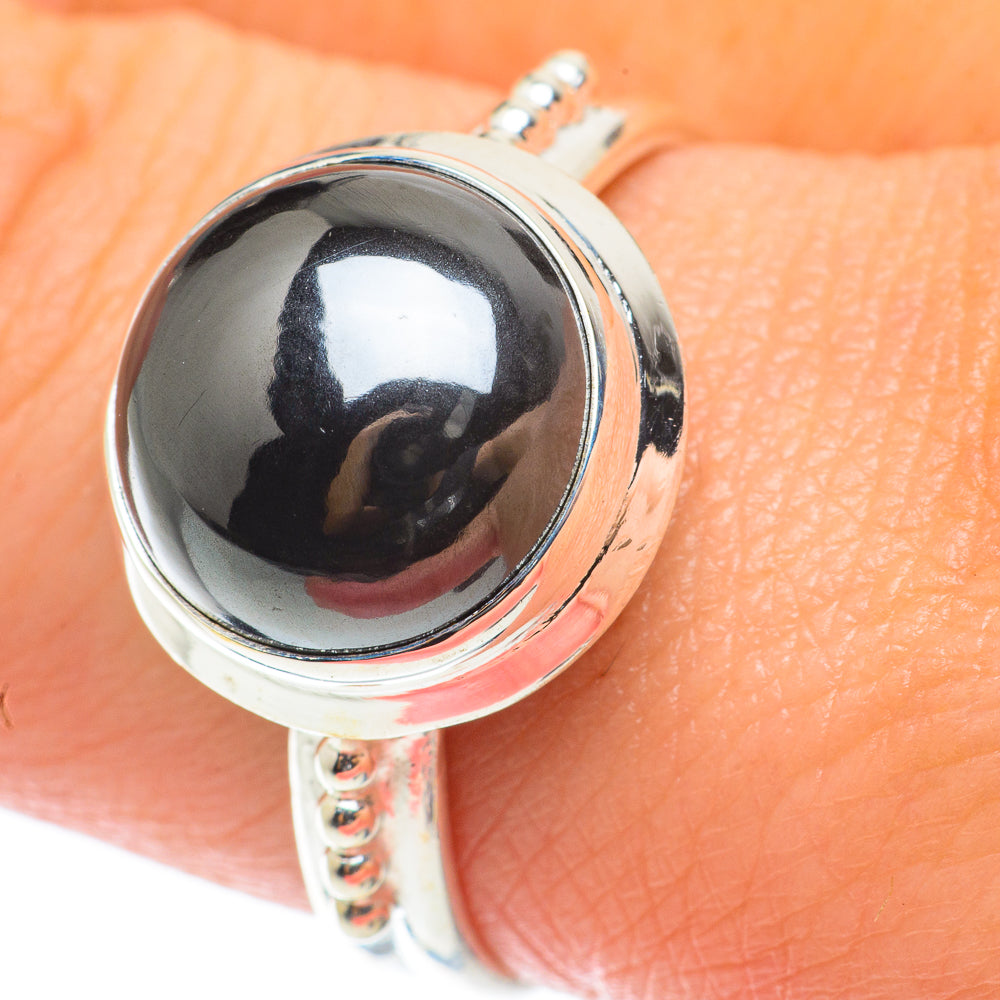 Hematite Rings handcrafted by Ana Silver Co - RING64210