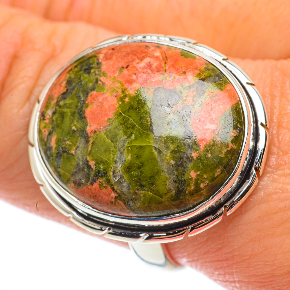 Unakite Rings handcrafted by Ana Silver Co - RING64257