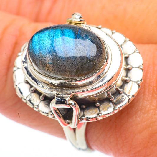 Labradorite Rings handcrafted by Ana Silver Co - RING64457