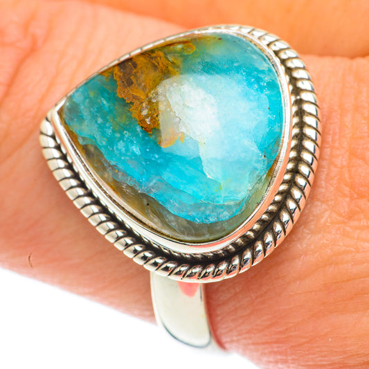 Peruvian Opal Rings handcrafted by Ana Silver Co - RING64483