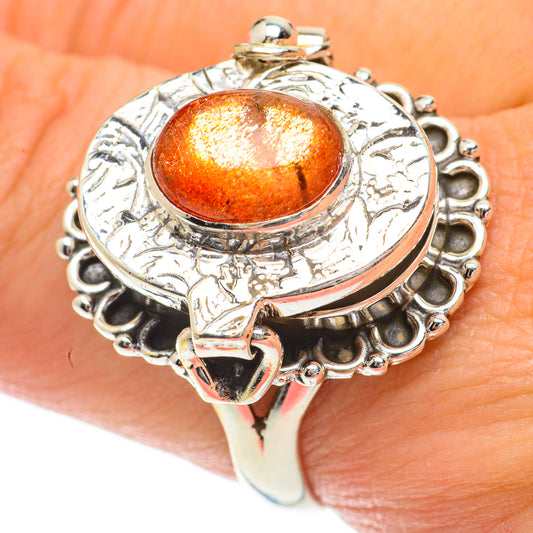 Sunstone Rings handcrafted by Ana Silver Co - RING64489
