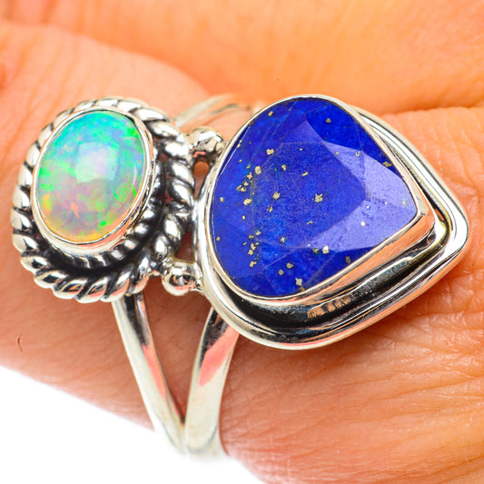 Lapis Lazuli Rings handcrafted by Ana Silver Co - RING64495