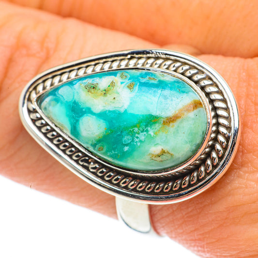 Peruvian Opal Rings handcrafted by Ana Silver Co - RING64518
