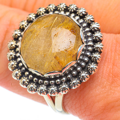 Rutilated Quartz Rings handcrafted by Ana Silver Co - RING64653