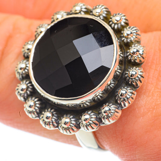 Black Onyx Rings handcrafted by Ana Silver Co - RING64654
